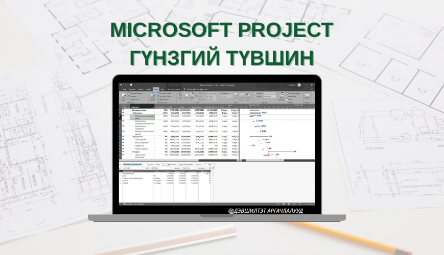 MICROSOFT PROJECT  ба Төслийн менежмент – Анхан шатнаас Гүнзгий түвшин